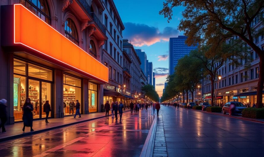 découvrez nos conseils pour choisir l'enseigne lumineuse idéale pour votre commerce en centre-ville. maximisez votre visibilité, attirez l'attention des passants et démarquez-vous de la concurrence grâce à des choix éclairés en matière de design, de taille et d'impact visuel.