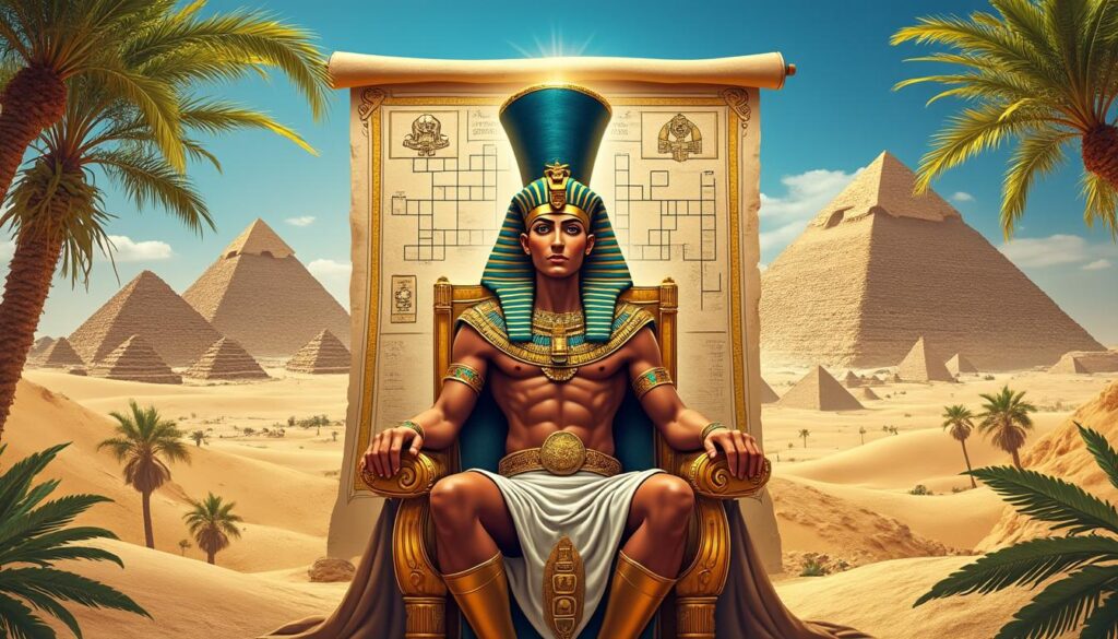 découvrez notre solution complète pour le mot fléché 'roi d'egypte'. trouvez facilement la réponse et enrichissez vos compétences en mots fléchés grâce à nos astuces et conseils pratiques.