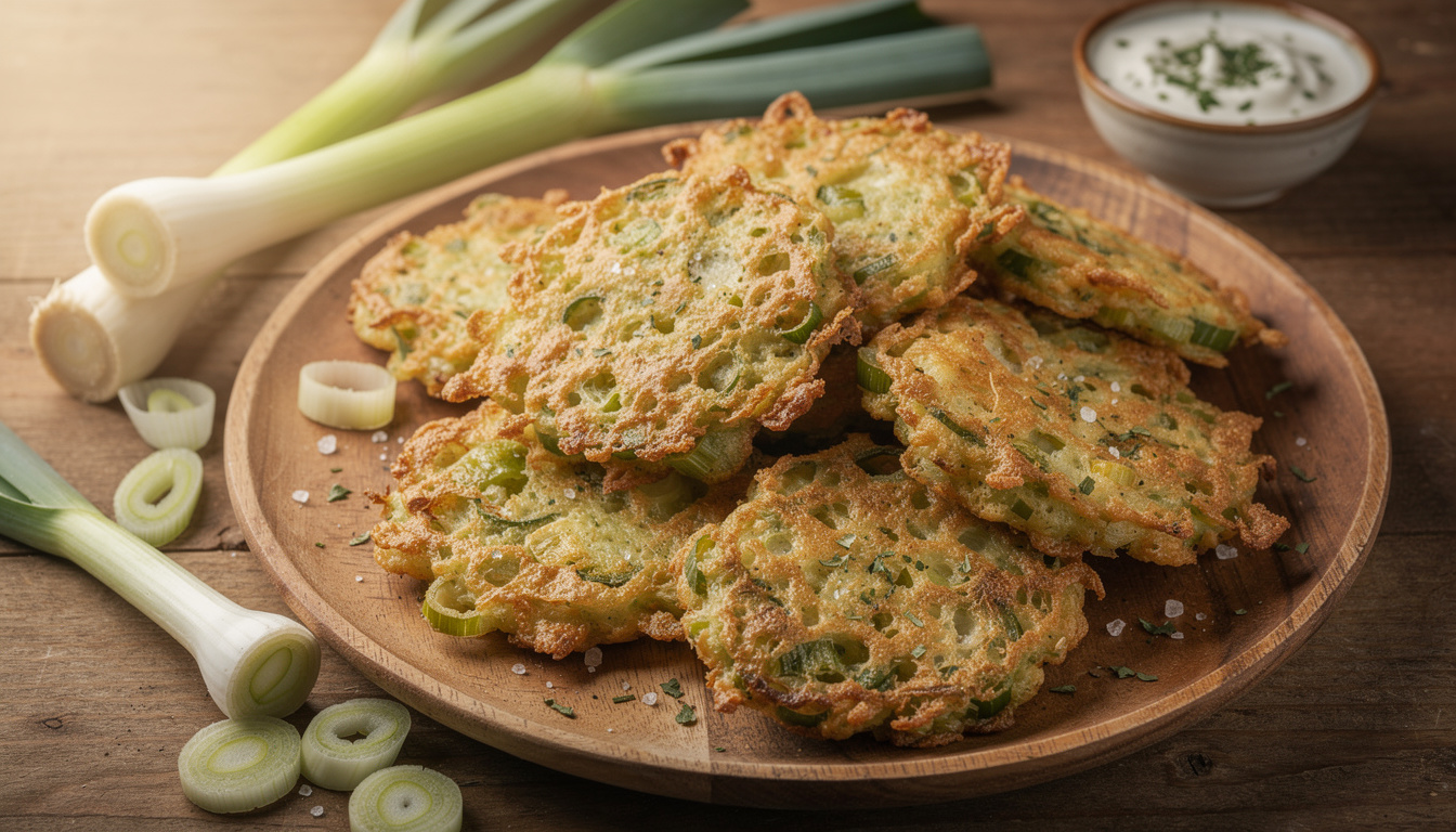 découvrez la recette facile et savoureuse des beignets de poireaux croustillants, parfaits pour un apéritif gourmand ou une entrée originale.