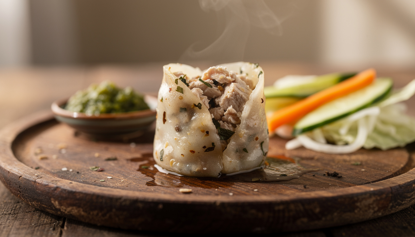 découvrez la recette traditionnelle des bouchons réunionnais au poulet, des bouchées vapeur savoureuses et parfumées, parfaites pour un apéritif ou un repas convivial.