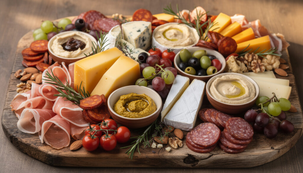 découvrez notre grande planche apéro à partager, idéale pour vos moments conviviaux entre amis ou en famille. un assortiment gourmand pour toutes les envies !