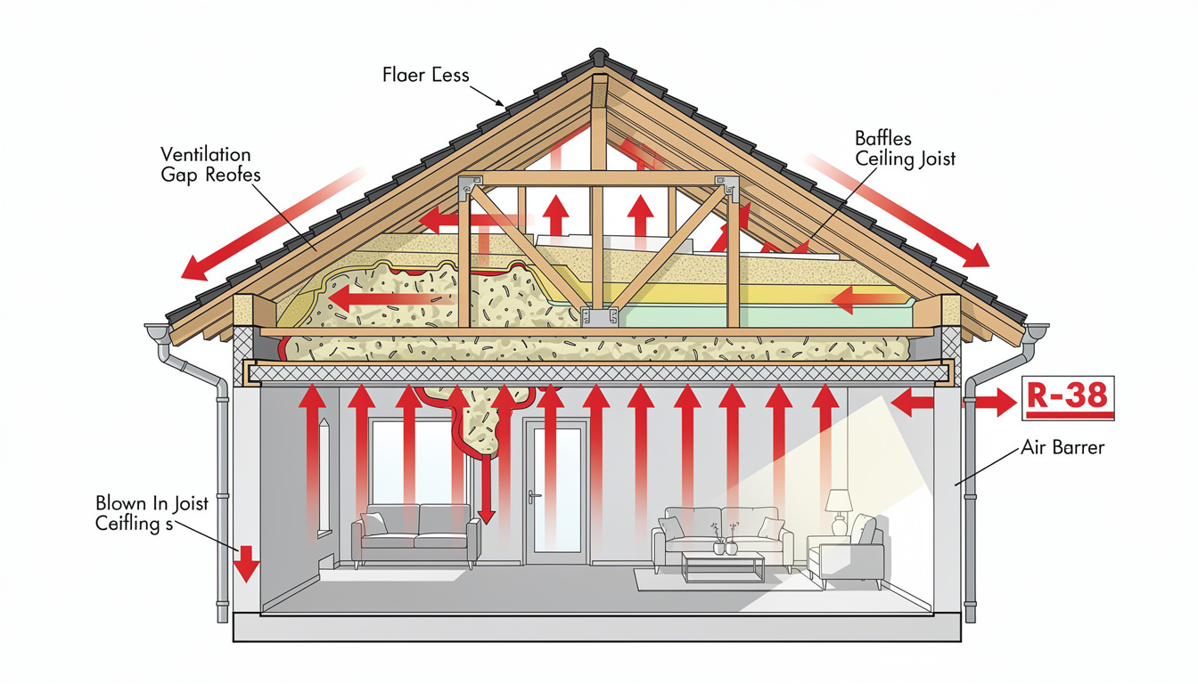 d&eacute;couvrez l'&eacute;paisseur id&eacute;ale d'isolation des combles perdus adapt&eacute;e &agrave; chaque r&eacute;gion pour optimiser confort et &eacute;conomies d'&eacute;nergie.