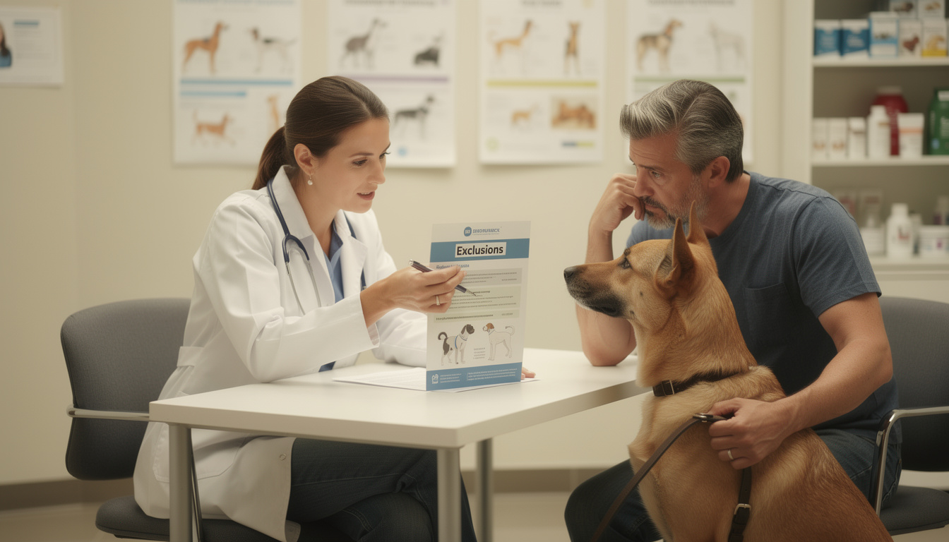 d&eacute;couvrez les exclusions fr&eacute;quentes des assurances pour animaux, incluant les conditions pr&eacute;existantes, les d&eacute;lais d'attente et autres limitations importantes &agrave; conna&icirc;tre avant de souscrire.