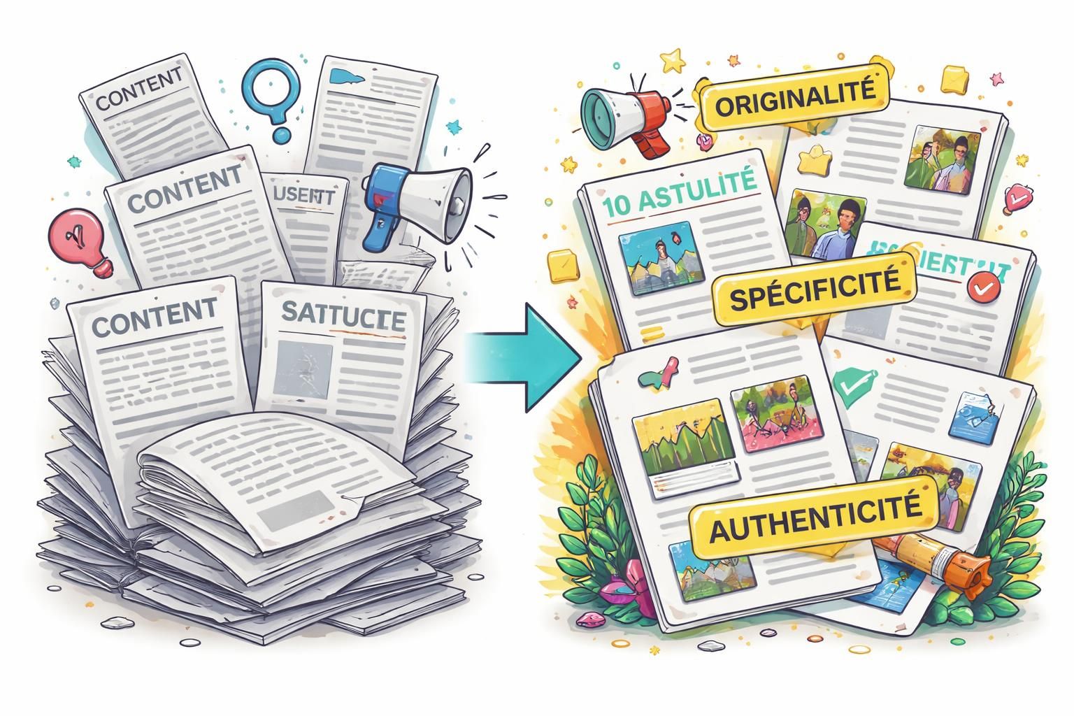 d&eacute;couvrez des conseils pratiques pour &eacute;viter un contenu trop g&eacute;n&eacute;rique et rendre vos textes uniques et captivants.