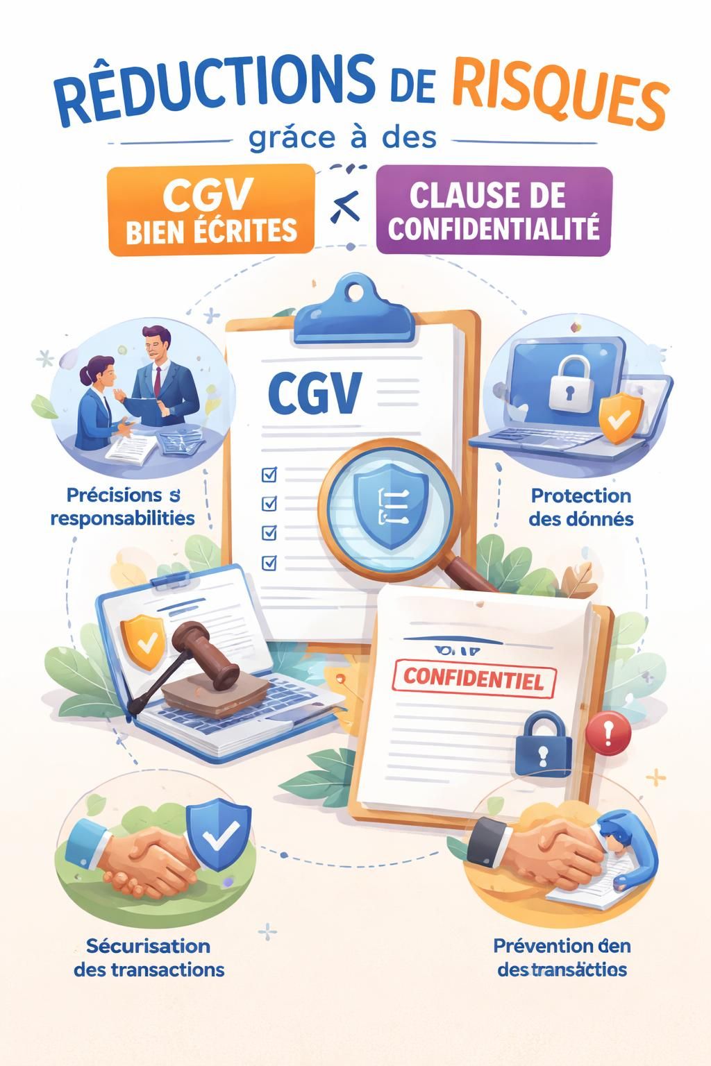 d&eacute;couvrez les points essentiels des conditions g&eacute;n&eacute;rales adapt&eacute;s aux petites structures pour s&eacute;curiser vos relations commerciales et &eacute;viter les litiges.