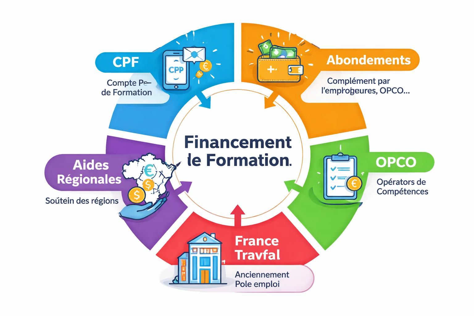 d&eacute;couvrez comment financer votre formation gr&acirc;ce au cpf, &agrave; l'opco et aux aides r&eacute;gionales. guide complet pour optimiser vos ressources et acc&eacute;der &agrave; la formation professionnelle.