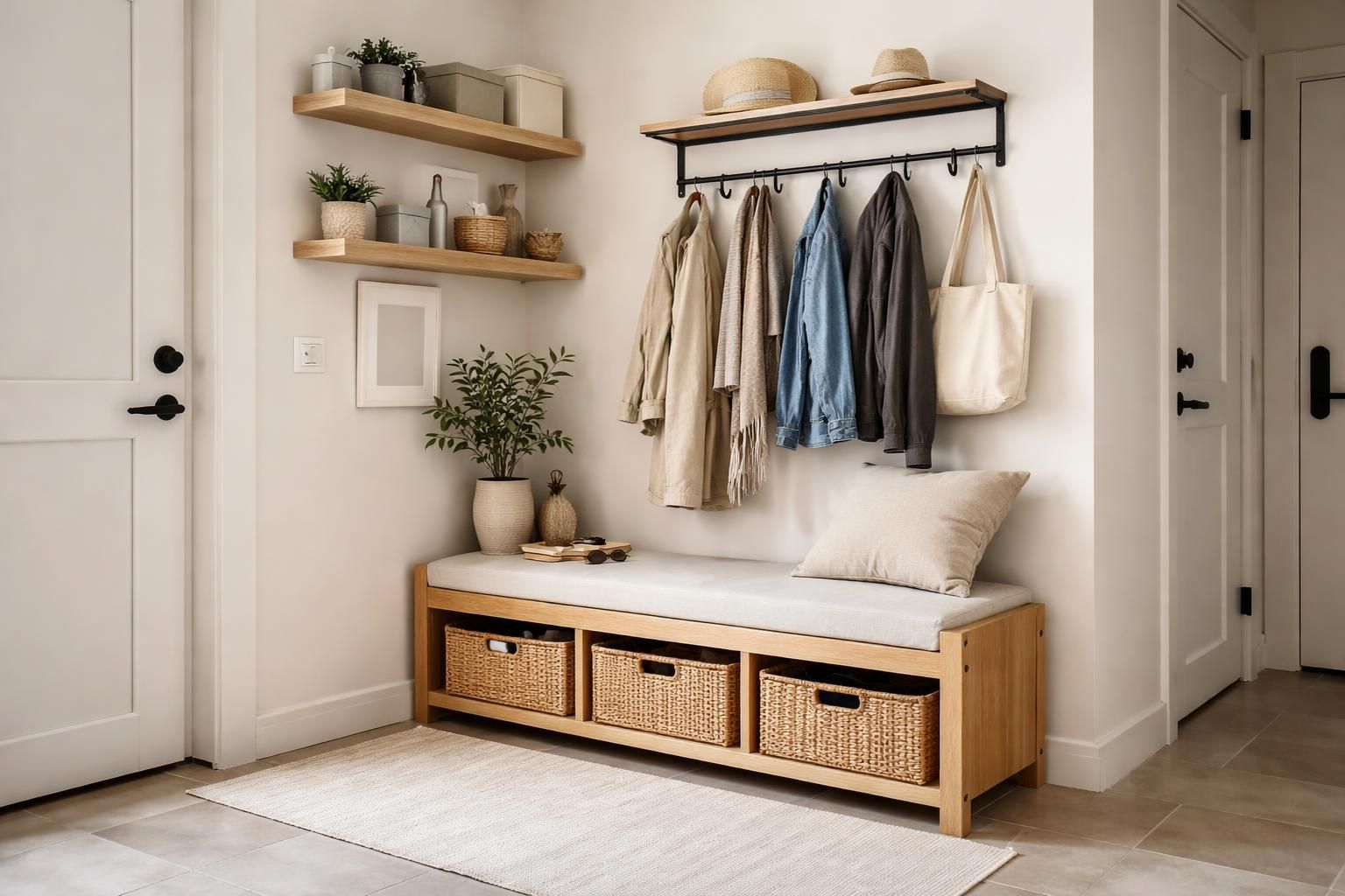 découvrez comment optimiser une petite entrée grâce à des rangements pratiques et astucieux, sans avoir besoin de faire des travaux. maximisez l'espace et organisez votre entrée facilement.