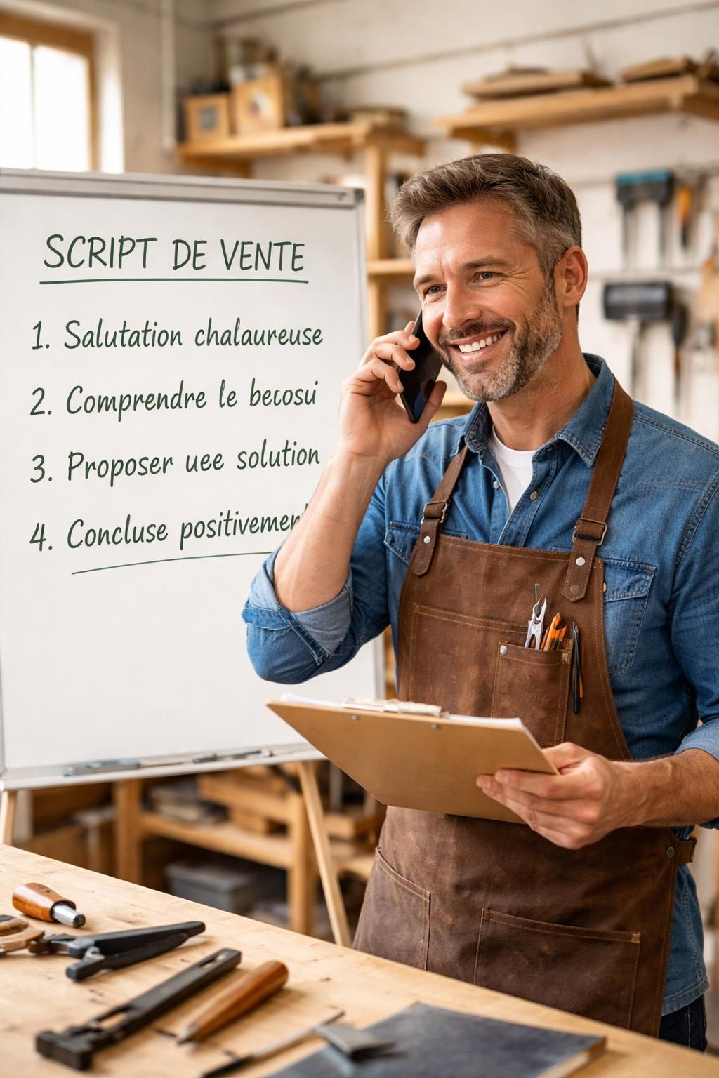 découvrez une formation pratique à la vente spécialement conçue pour les artisans, avec des scripts utiles et simples pour améliorer vos compétences commerciales et augmenter vos ventes.