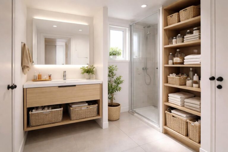 découvrez des astuces pratiques pour optimiser une petite salle de bain grâce à des rangements ingénieux et une circulation fluide, maximisant ainsi chaque centimètre disponible.