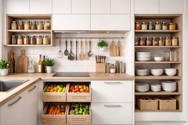 découvrez une méthode simple pour organiser votre rangement cuisine par zones et optimiser l'espace efficacement.