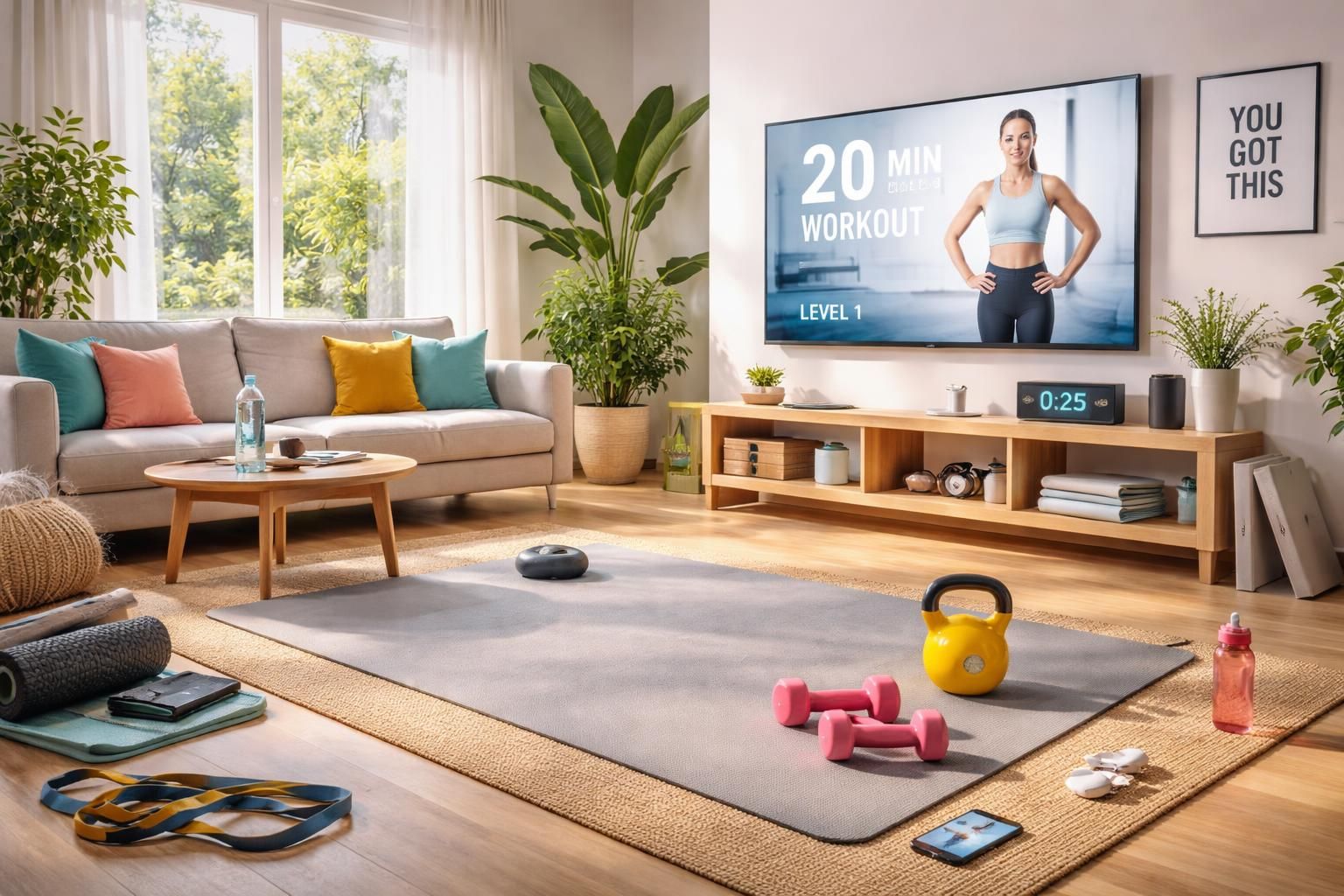 découvrez des programmes de sport à la maison, courts et progressifs, pour rester en forme facilement et à votre rythme.